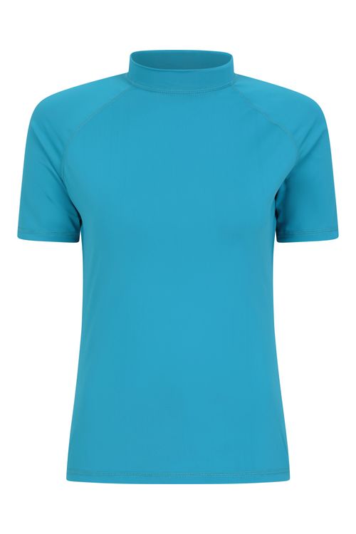 Womens UV Rash Vest - Teal