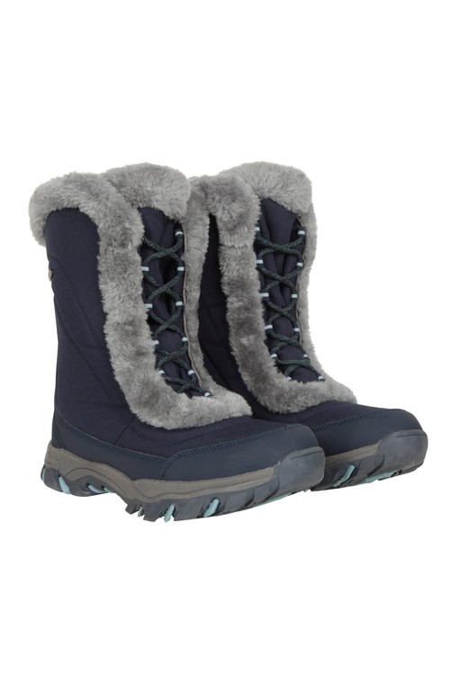 Ohio Womens Snow Boots - Blue