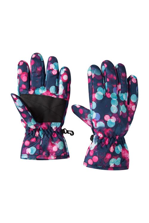 Printed Kids Ski Gloves -...