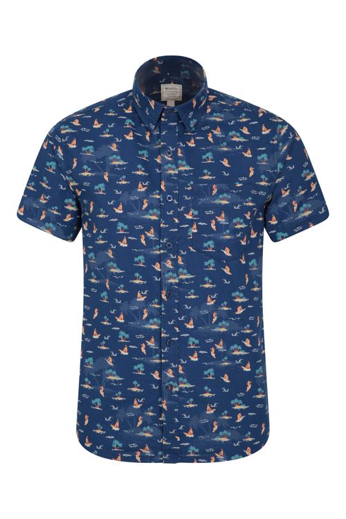 Tropical Printed Mens Short...