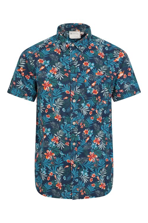 Tropical Printed Mens Short...