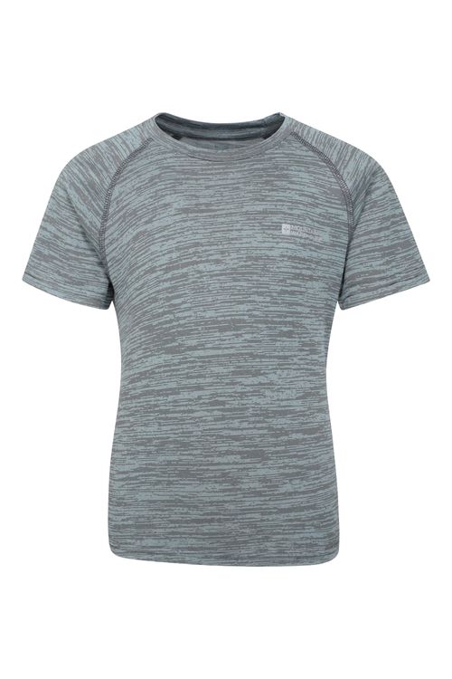 Kids Plain Field Tee - Grey