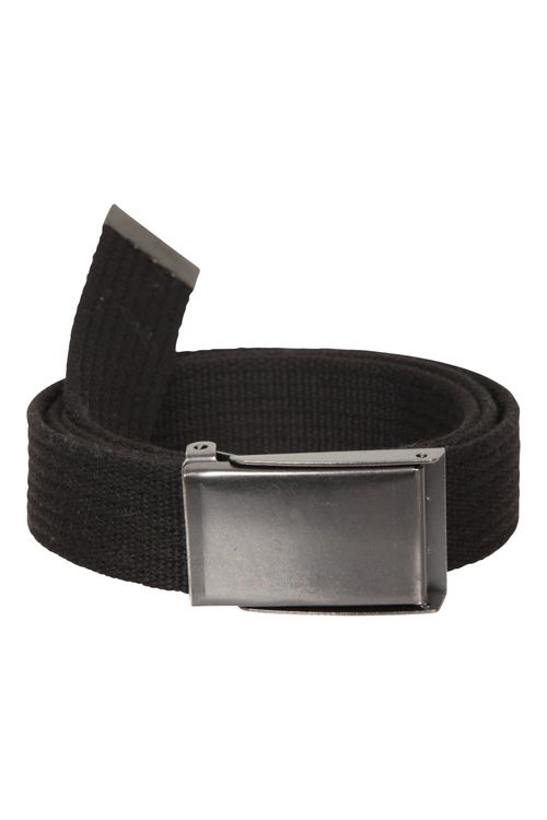 Canvas Mens Belt - Black