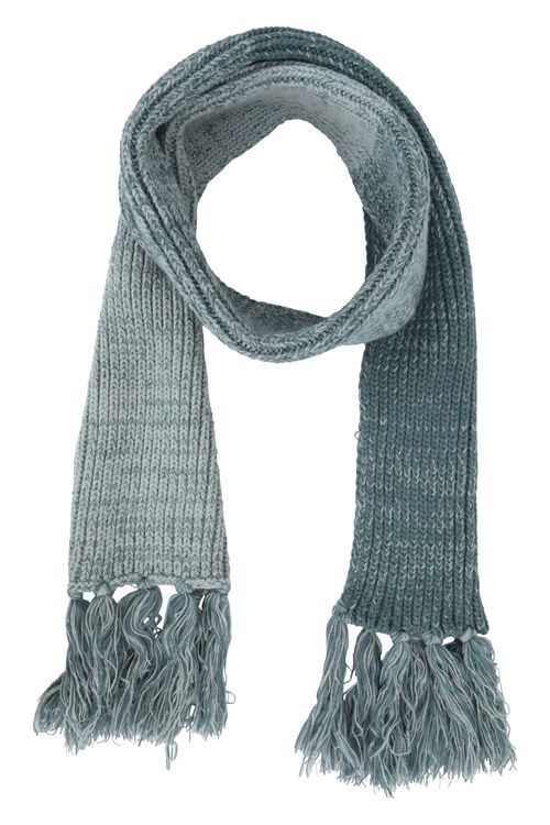 Ombre Pom Pom Scarf - Teal