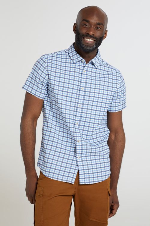 Mens Easy Care Shirt - Blue