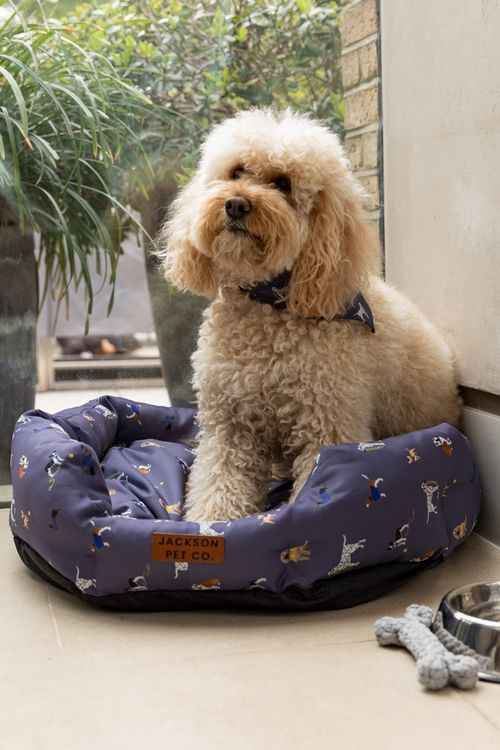 Signature Print Snuggle Bed -...