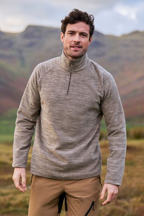 Snowdon II Mens Fleece - Brown