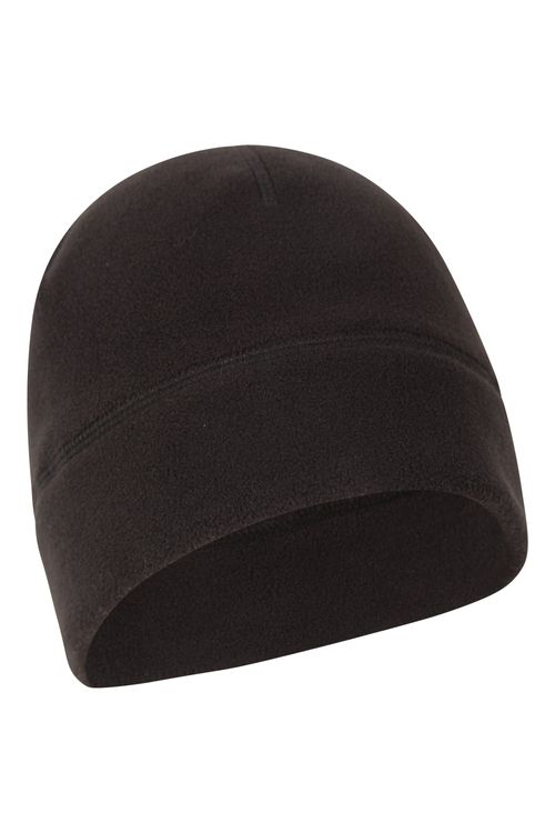 Fleece Mens Beanie - Black