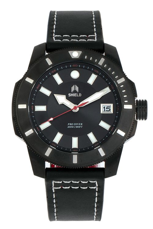 Shaw Mens Leather Band Diver...