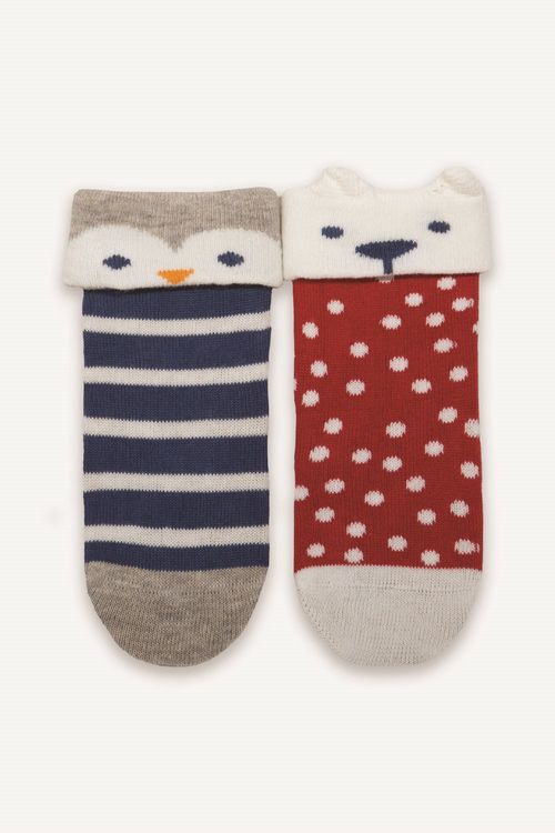 Polar Pals Baby 2-Pack Socks -