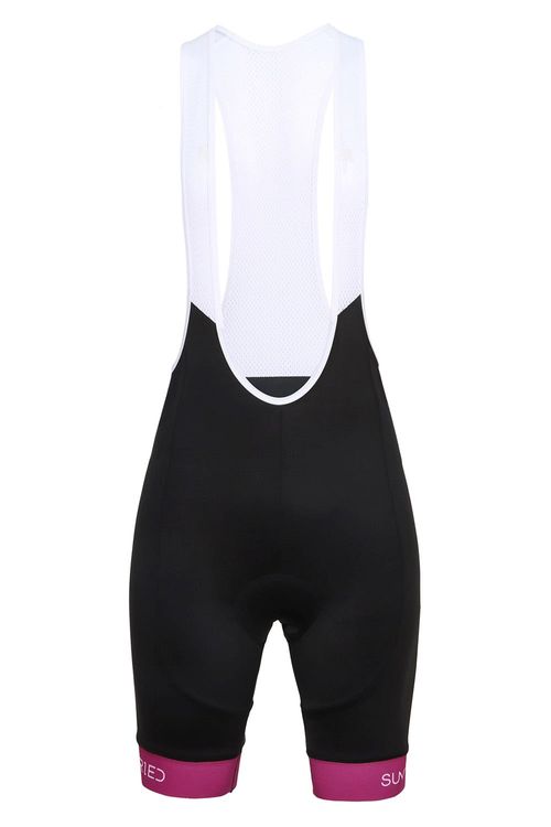 Fade Pink Womens Bib Shorts -