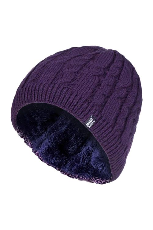 Lisbon Sherpa Lined Womens Thermal Pom-Pom Beanie