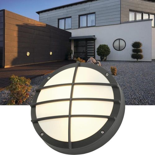 Runde Wandleuchte Bulan Grid,...