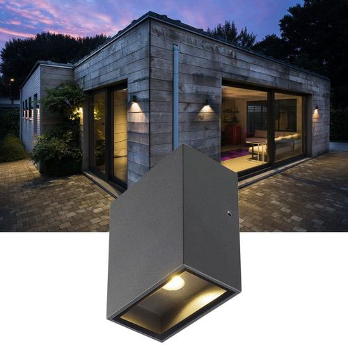 Outdoor LED Wandleuchte Quad...