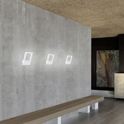 LED Wandleuchte Nuro eckig in...