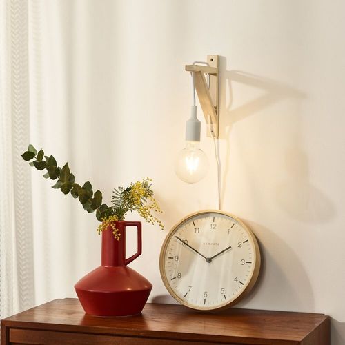 Wandleuchte Fix wall, Holz,...