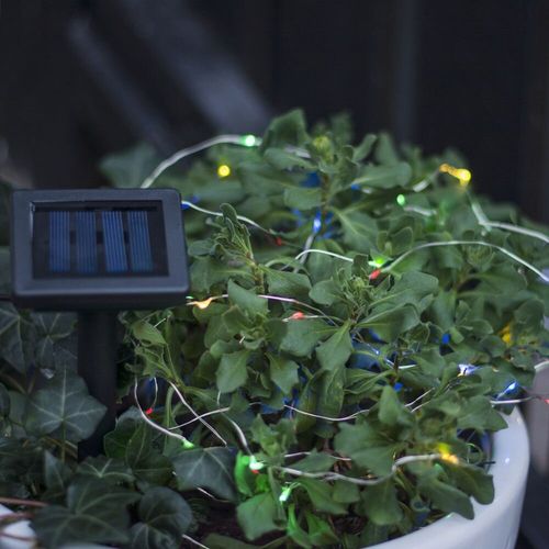 LED Solar Drahtlichterkette...