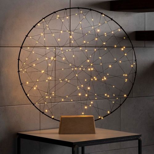 LED Metallleuchter Ring in...