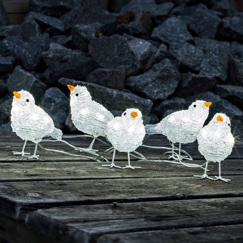 LED Lichtobjekt Vögel in Weiß...