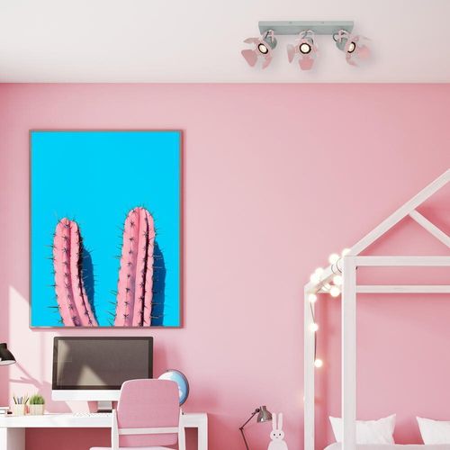 Spot Picto in Rosa und Grau...
