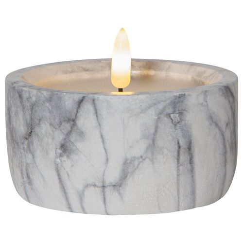 LED Kerze Flamme Marble in...