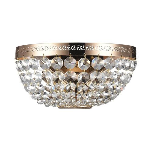 Wandleuchte Ottilia in Gold...