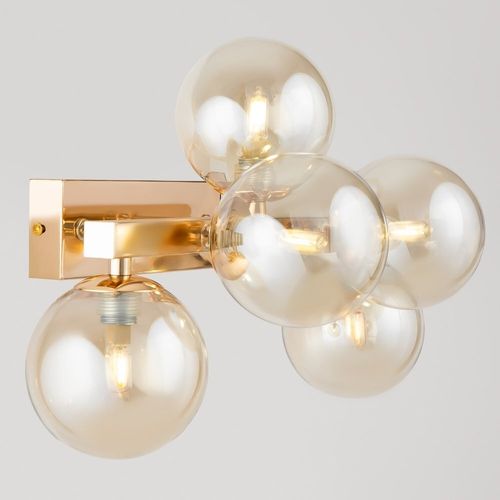 Wandleuchte Dallas in Gold G9...