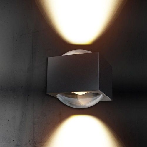 LED Wandleuchte in Graphit 2x...