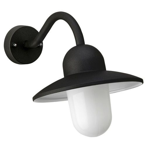Wandleuchte in Schwarz und...