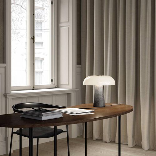 Tischleuchte Glossy in Grau...
