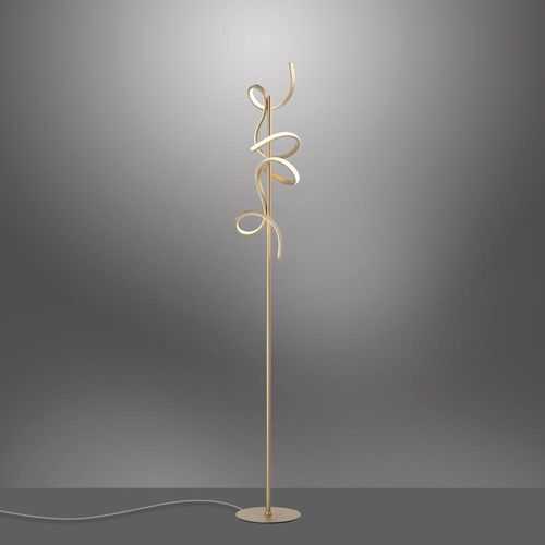 LED Stehleuchte Curls in Gold...