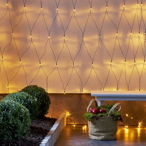 LED Lichternetz Golden Warm...