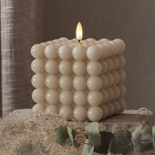 LED Wachskerze Flamme Dot in...