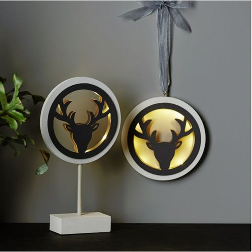 LED Tischleuchte Woodworks in...