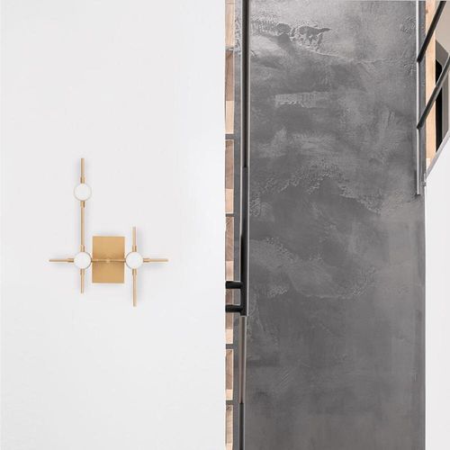 LED Wandleuchte Atomo in Gold...