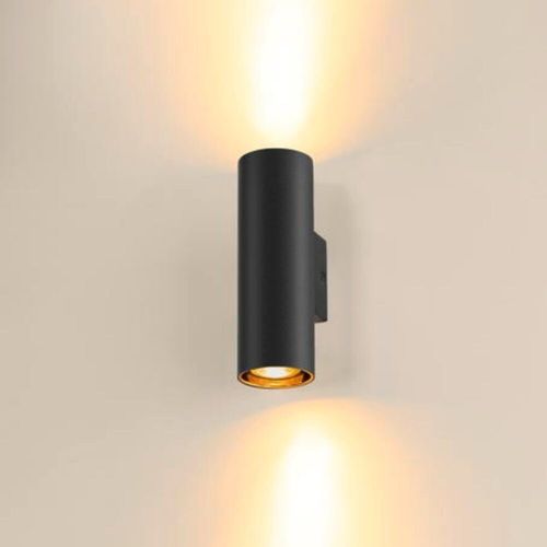 Wandspot Asto Tube in Schwarz...