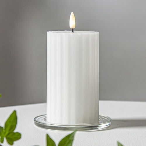 LED Wachskerze Flamme Stripe...
