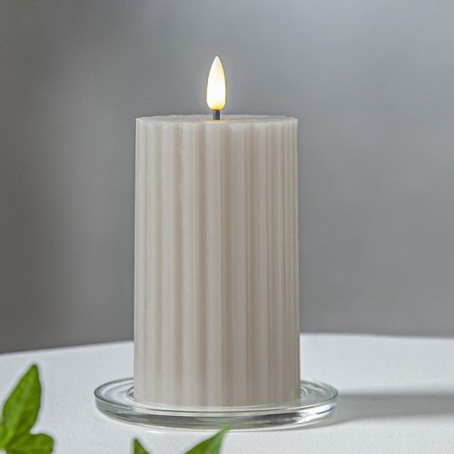 LED Wachskerze Flamme Stripe...