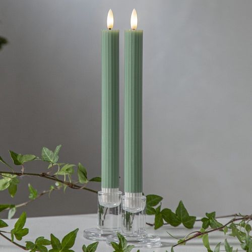 LED Wachskerze Flamme Stripe...