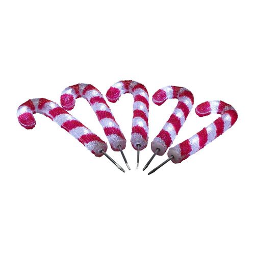 LED Zuckerstangen in Weiß und...