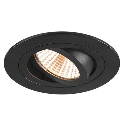 LED Deckeneinbauleuchte New Tria in Schwarz 8,3W 705lm 38°