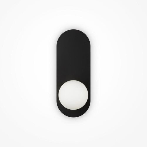Wandleuchte Bao in Schwarz...