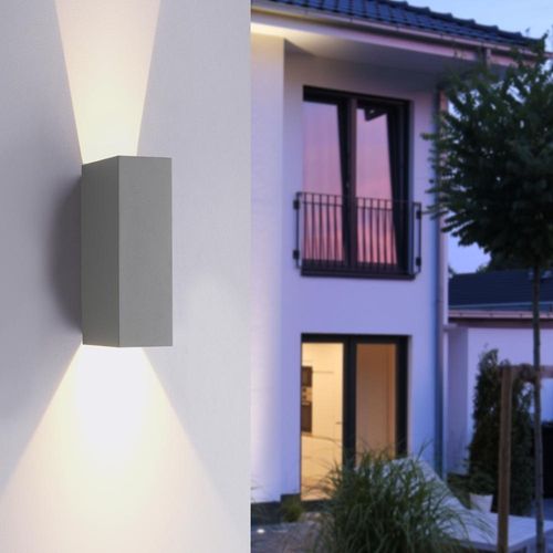 LED Wandleuchte Block in Grau...