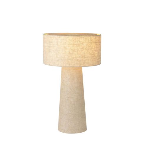 Tischleuchte Leeroy in Taupe...