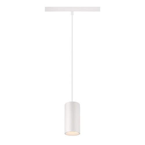 48V LED Schienensystem Pendelleuchte Numinos S in Weiß 16W 1050lm 2700K 40°