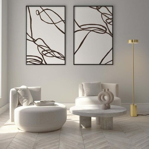 LED Stehleuchte Thea in Gold...