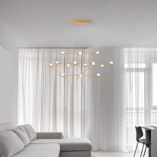 LED Pendelleuchte Atomo in...