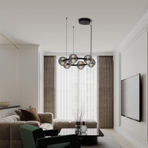 LED Pendelleuchte Las in...