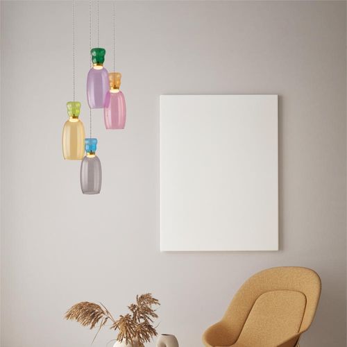 LED Pendelleuchte Pluma in...