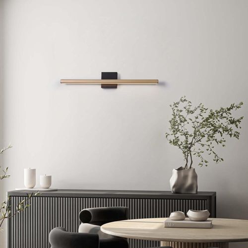 LED Wandleuchte Lios in Mokka...